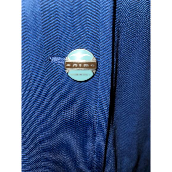 ANIMO WOMEN'S BLUE JACKET Size I-42 D-35 MADE IN ITALY - Picture 7 of 11